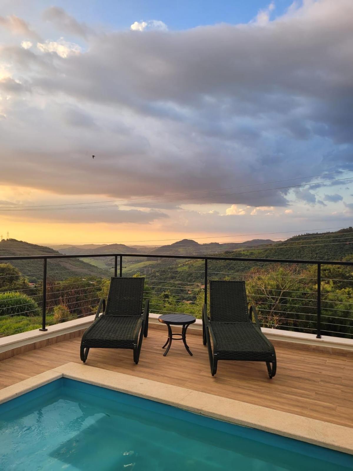 Águas de Lindóia Casa Nova, Piscina E Vista Para As Montanhas 빌라 외부 사진